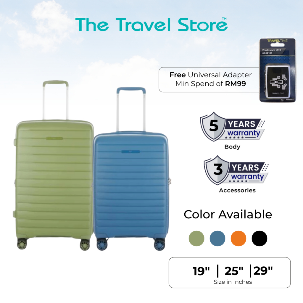 Verage Michelin PP Zipper Trolley Case 19/25/29 VR02-GM24010W กระเป๋าเดินทาง/กระเป๋าเดินทาง/beg trav