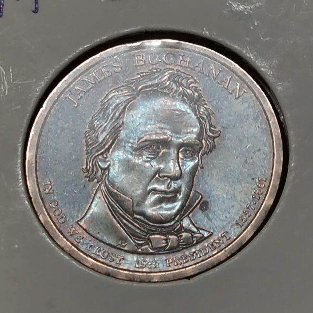 USA 15th President 1 Dollar 1857 -1861