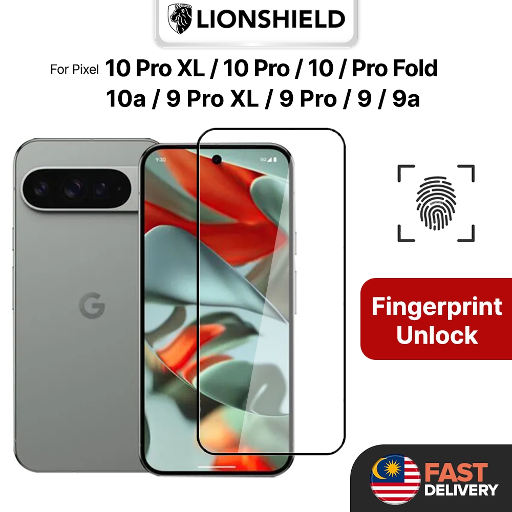 (MY) LionShield Google Pixel 10 Pro XL / 10 Pro /10a/10/10 Pro Fold/9 Pro XL/9 Pro ป้องกันหน้าจอกระจ