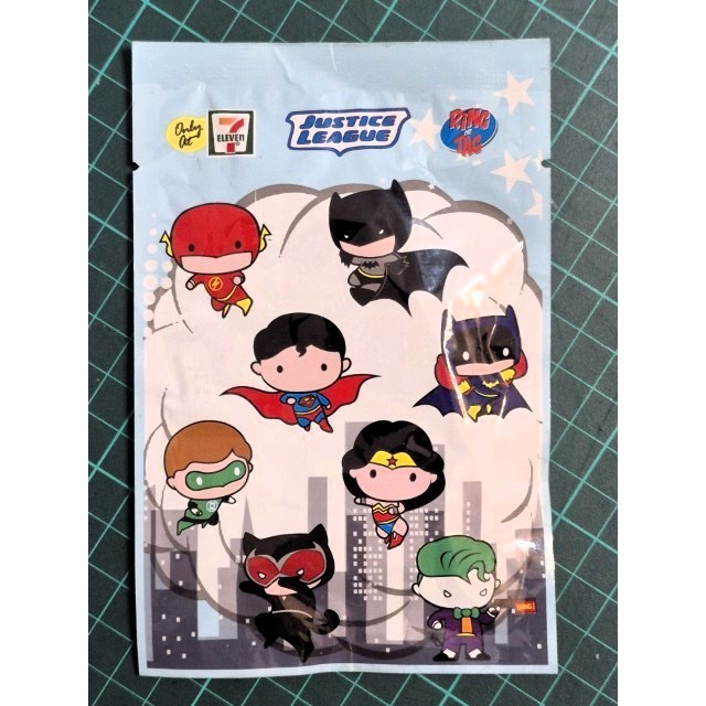 7-Eleven Justice League Ring หรือ Tag Limited Edition 2017 - DC Superheroes พวงกุญแจ Blind Bag (ใหม่