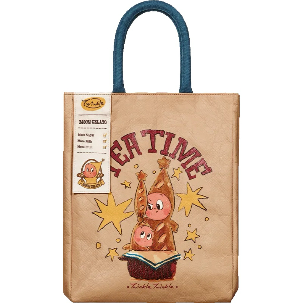 POP MART Twinkle MOON GELATO Lunch Bag Storage Bag Cute Tote Bag