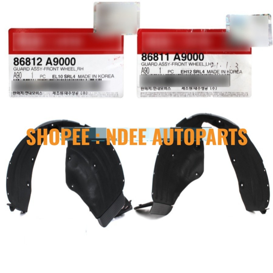 HYUNDAI KIA <FENDER LINER> = KIA CARNIVAL YP 86811A9000 86812A9000 86182A9000