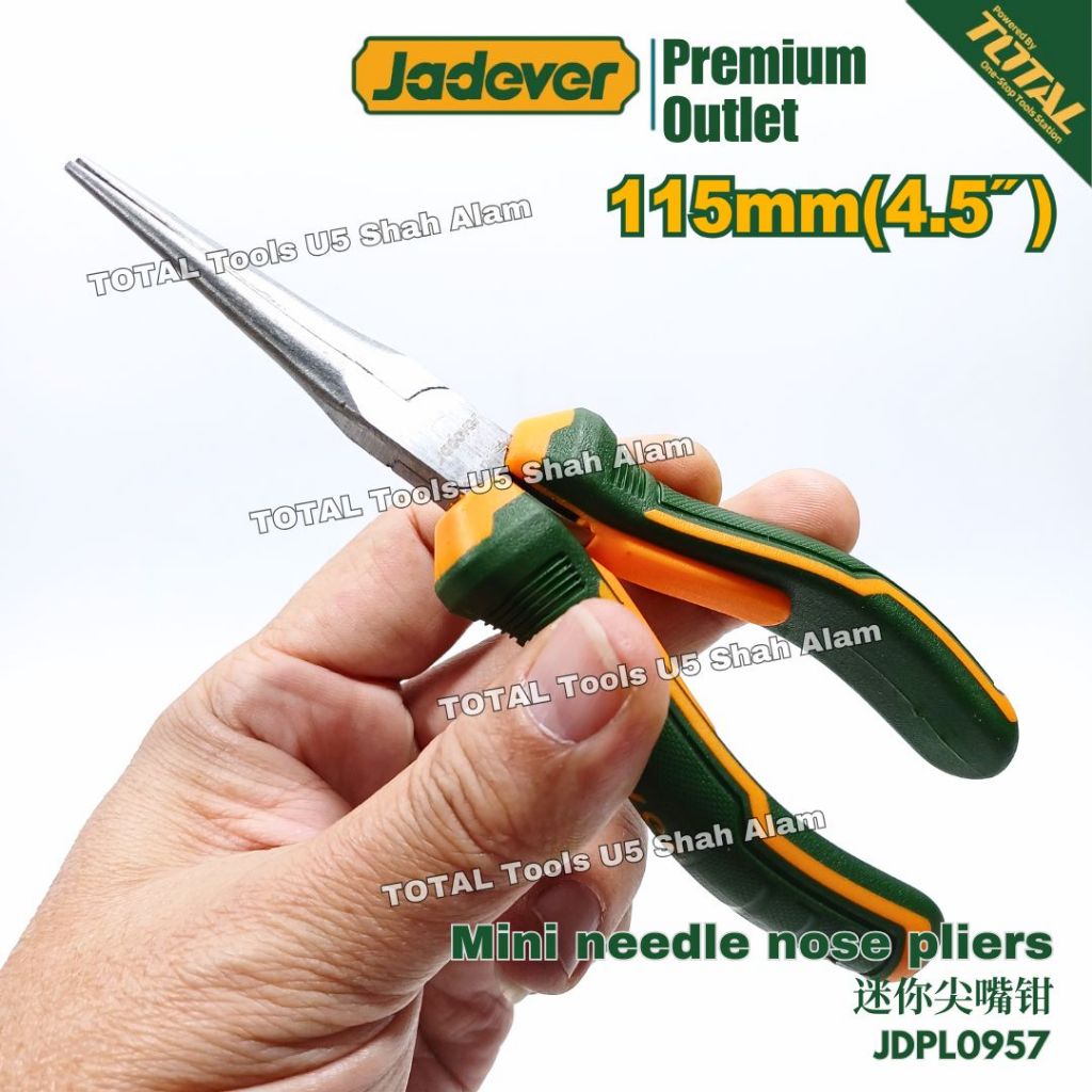 Jadever Tools 4.5" [115mm] คีมปากแหลมขนาดเล็ก 迷你嘴钳 - JDPL0957