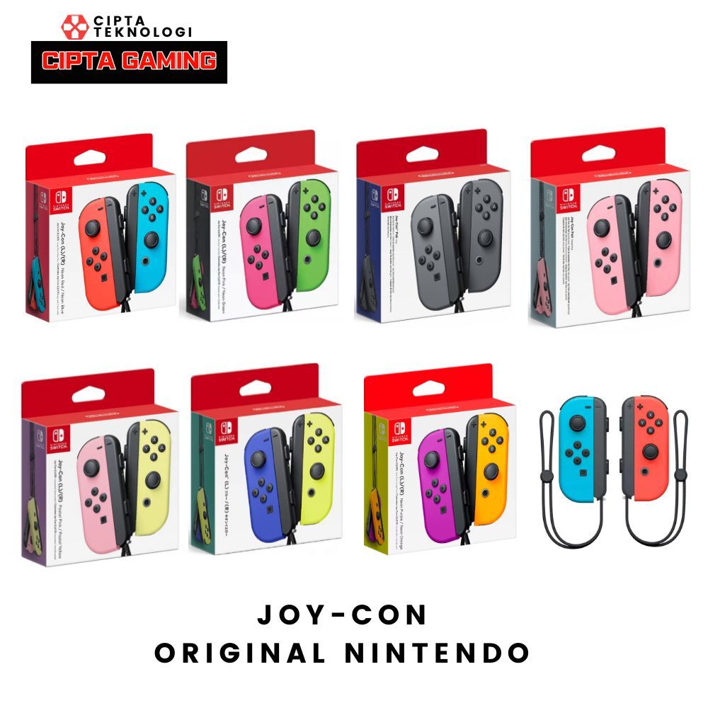[ใหม่เอี่ยม] ชุด Nintendo Switch Joycon คอนโทรลเลอร์ Joy Con สําหรับ Nintendo Switch