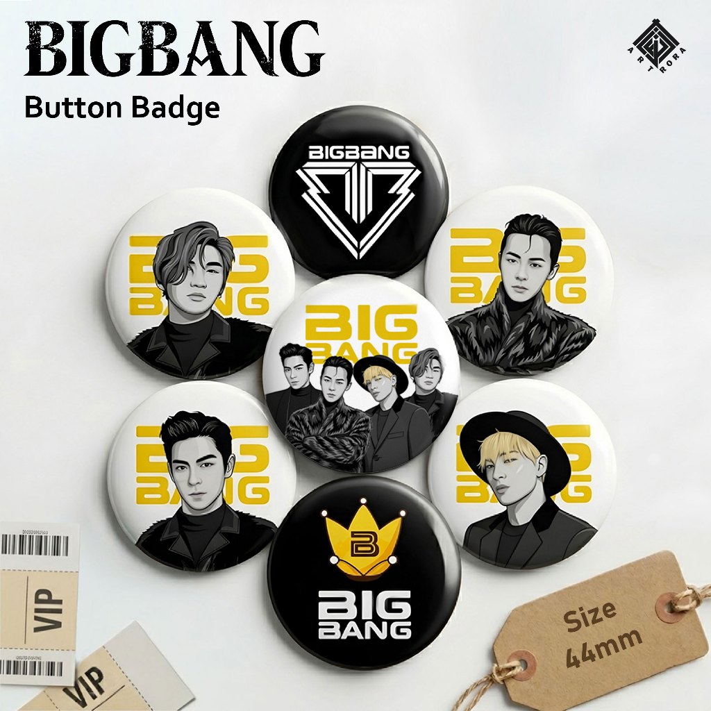 BIGBANG ป้ายปุ่ม pin collection gdgongon daesung top taeyang