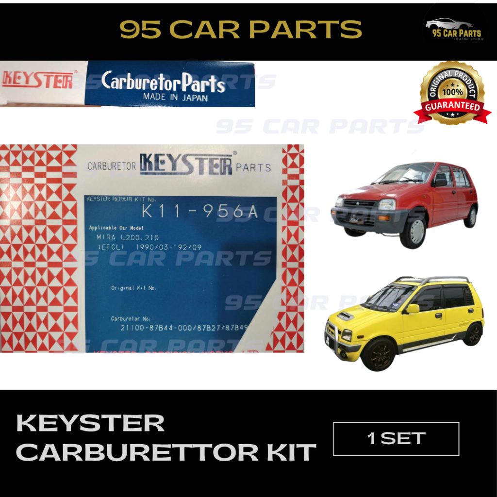 ชุดซ่อมคาร์บูเรเตอร์ Keyster Perodua Kancil 660 / 850 EF CL K11-956A / K11-957A ราคา ถูกที่สุด ดีลบีเคเค แกลเลอรีภาพที่ 3