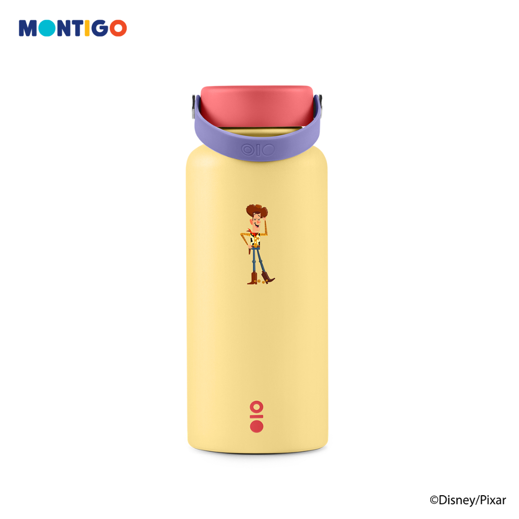 [จํากัด] Montigo Toy Story Insaparable Pals Ace Bottle Mega (950ml/32oz) - สแตนเลสทนทาน ป้องกันการรั่วซึม