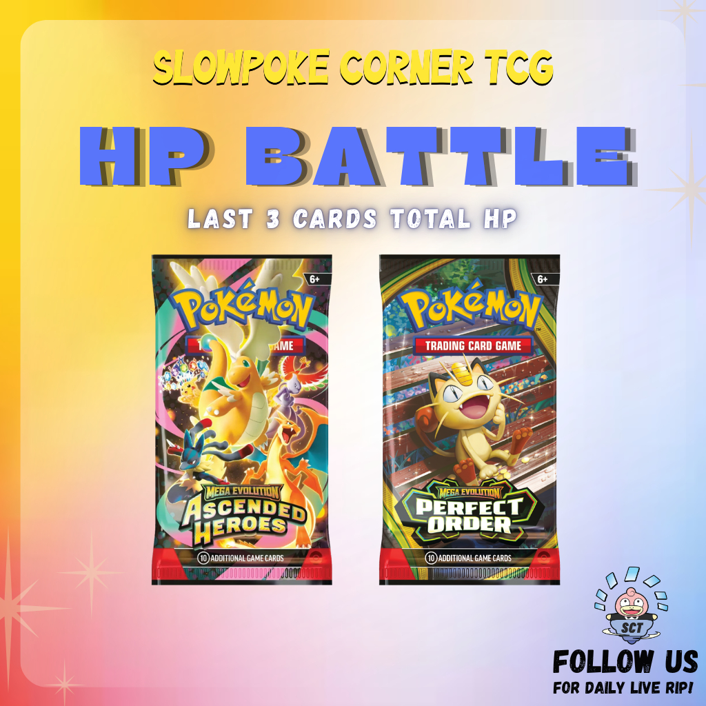 [EVENT] HP Battle 2packs - ME2.5 & ME03 Pokemon Trading Card Games แพ็คบูสเตอร์ภาษาอังกฤษ
