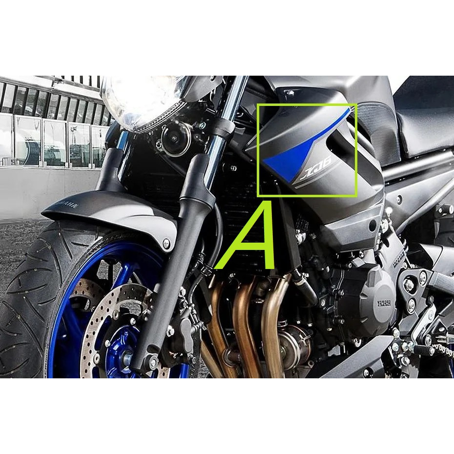 CFS754 Yamaha XJ6 Yamaha XJ6 Naked XJ6N Race Blu Repro Fairing Stripes Decal Stiker สติกเกอร์ไวนิล