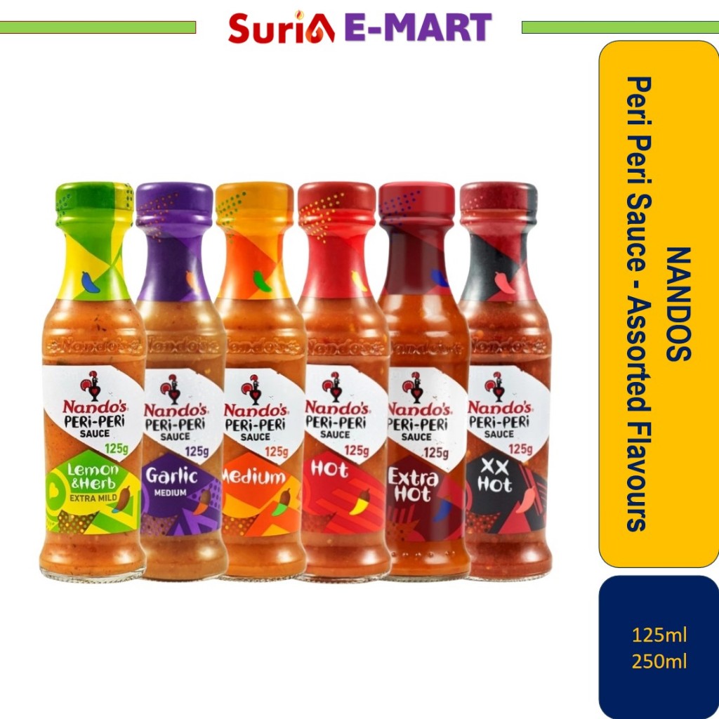 Nandos Peri Peri Sauce Assorted Flavours 125ml/250ml
