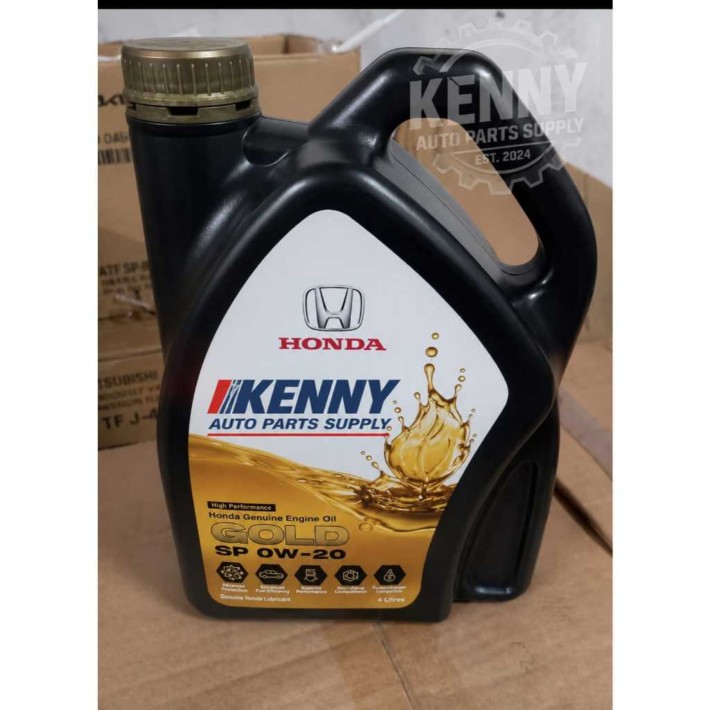 HONDA SN 0W20 น้ํามันเครื่องสังเคราะห์แท้ (4 ลิตร)HONDA GOLD SP 0W-20For Toyota Honda Nissan Proton 