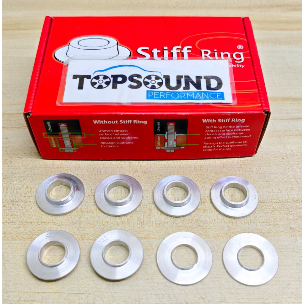 STIFF RING SUBFRAME RIGID COLLAR Toyota GR Yaris [XP210] - ด้านหลัง 8 ชิ้น