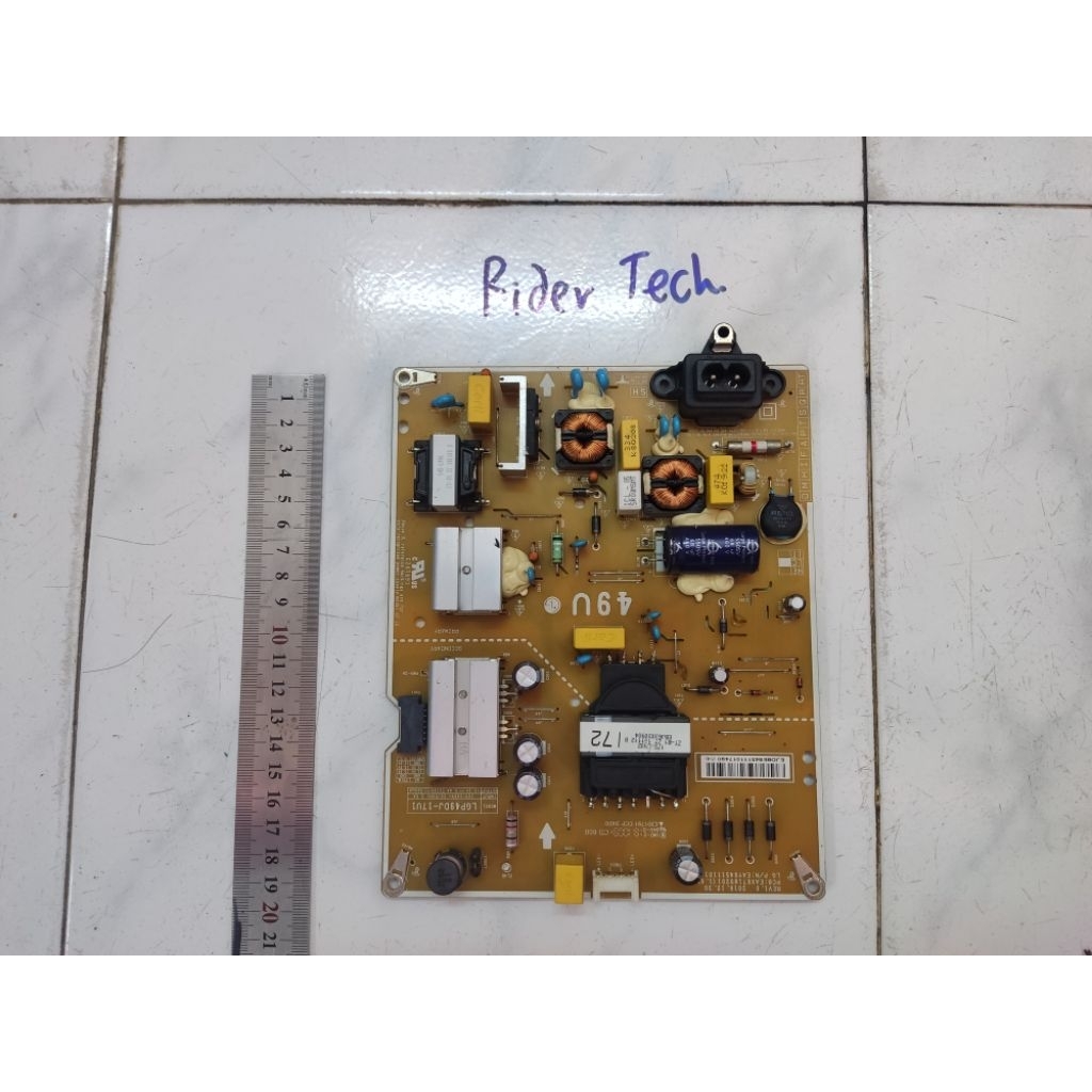 บอร์ดจ่ายไฟ LG 49UK6300PTE MOTHERBOARD
