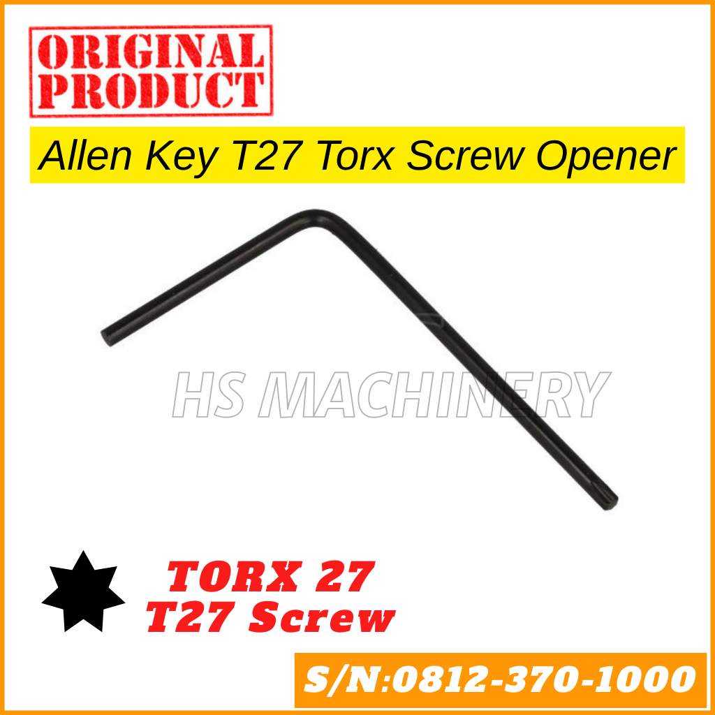 TORX Screw T27 Allen Key Flower Screw Opener