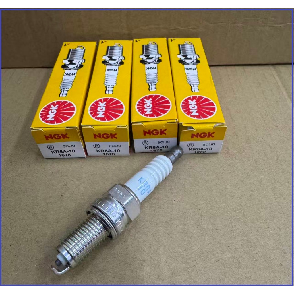 NGK KR6A-10 SUZUKI ERTIGA 2012-2015 ใหม่ทั้งหมด ERTIGA SPLASH WAGON R XL7 หัวเทียน 09482-00L10-000 K