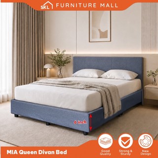 SKL Furniture DIVAN + HEADBOARD BEDFRAME Queen / Single Size / Modern Bed frame/Katil Murah 床架