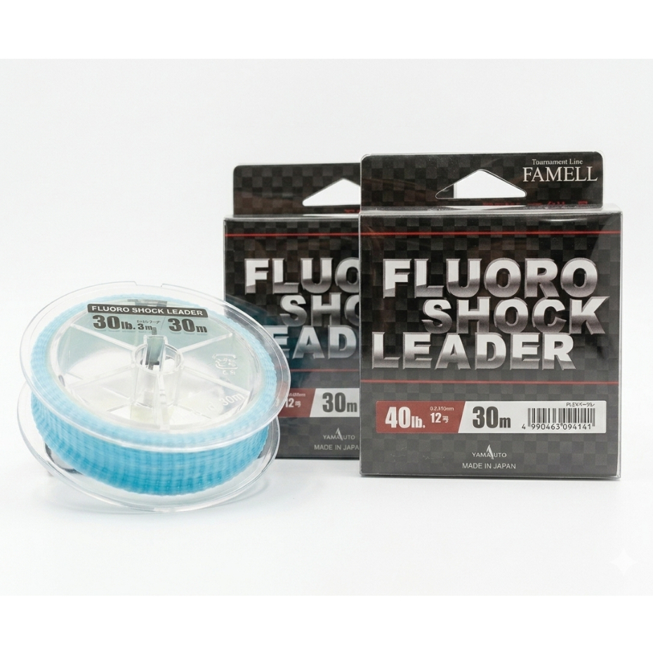 YAMATOYO FAMELL 30M FLUORO SHOCK LEADER / YAMATOYO SUPER HYBRID NYLON 50M SHOCK LEADER