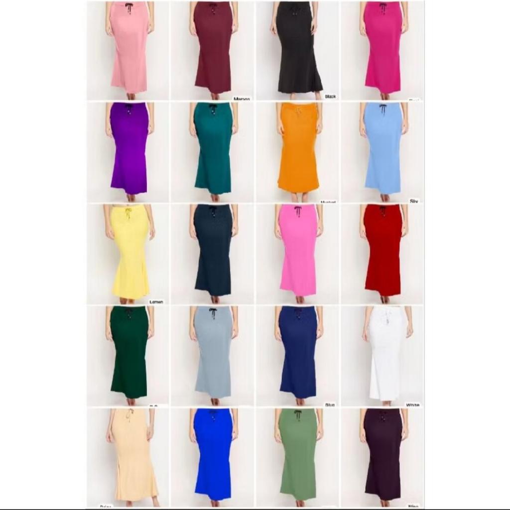 SAREE PETTICOAT SHAPEWEAR INNER LYCRA SIZE M ถึง 3XL