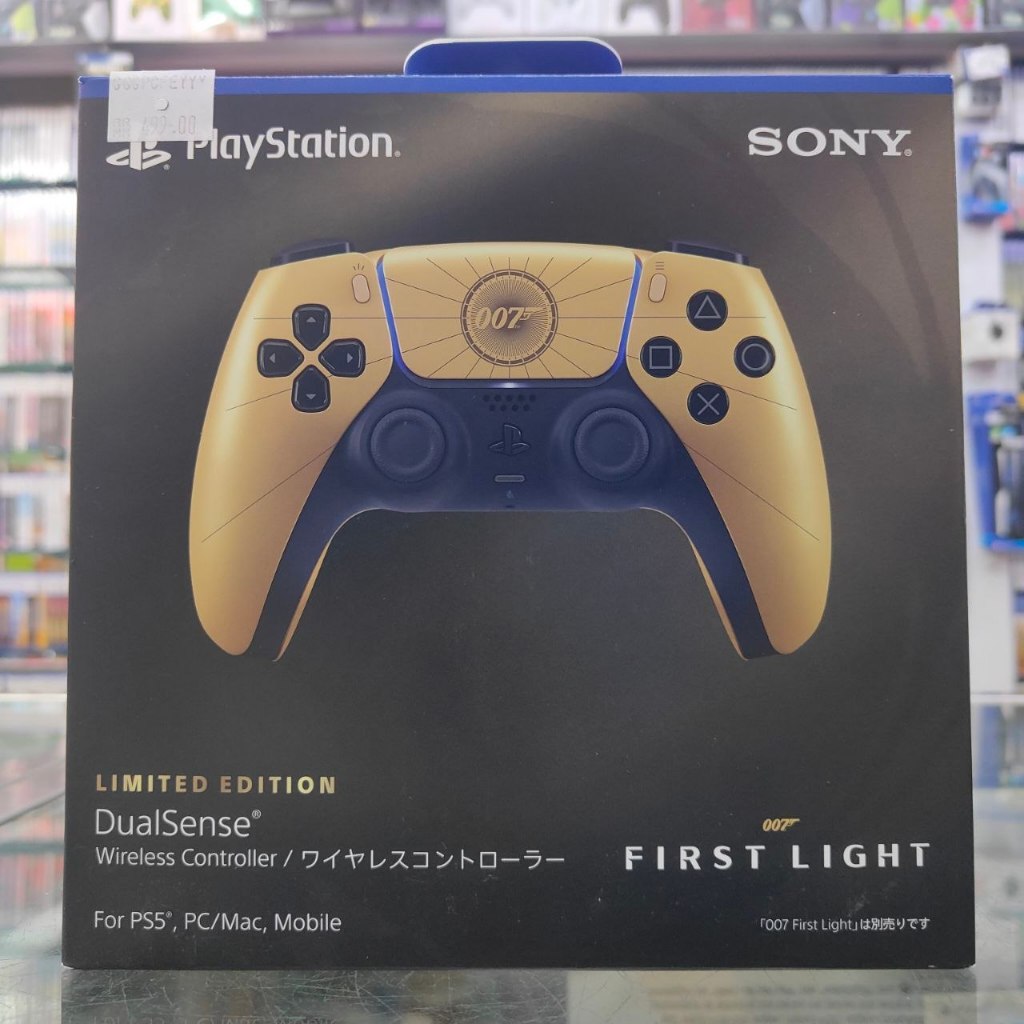 PS5 007 FIRST LIGHT LIMITED EDITION DUALSENSE นําเข้าไม่มีการรับประกันใหม่และ SEALED