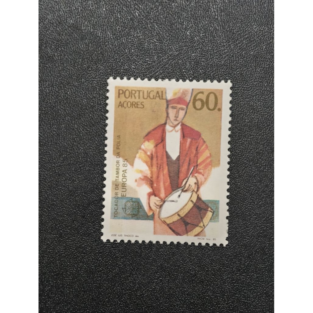 CE109 Azores Portugal ปี 1985 Europa Cept Music Year แสตมป์มูลค่าเดียว MNH