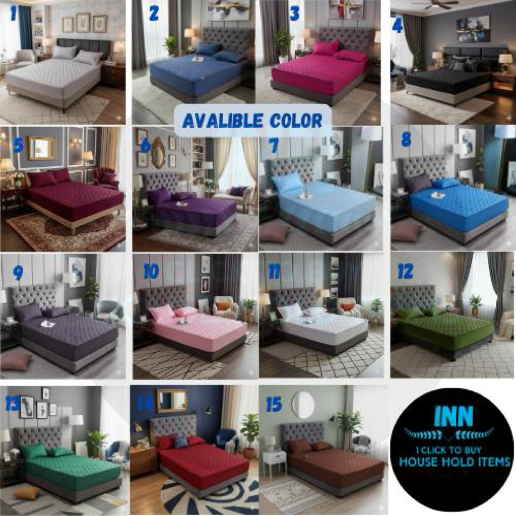 Cadar Hilton 3in1 Queen Size Anti kedut / Hilton harga/