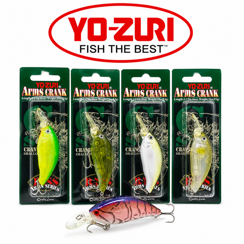YO-ZURI ARMS CRANK SD / ARMS CRANK MICRO / ARMS CRANK MD ดําน้ํา Crankbait LURE