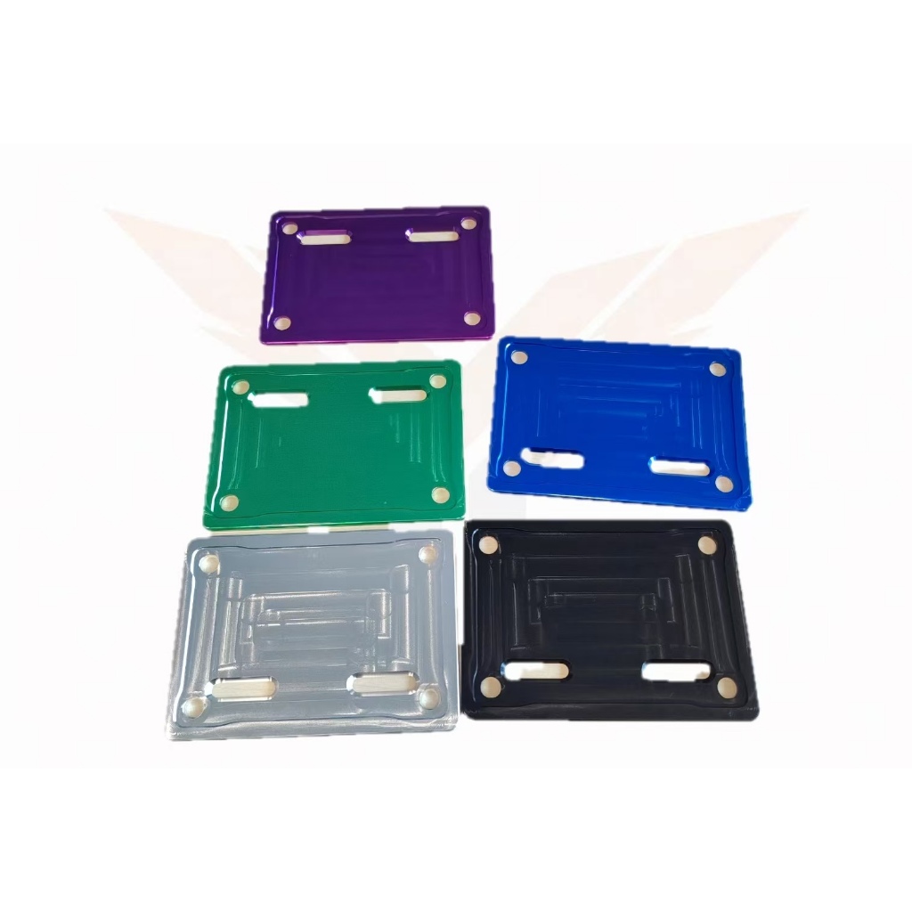 (ใหม่) CNC NUMBER PLATE BILLET NUMBER PLATE 17.5X12.5 siap SCREW
