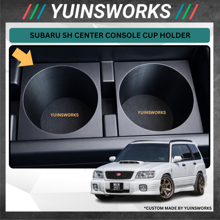 SUBARU FORESTER SH5 ที่วางแก้วคอนโซลกลางโดย YUINSWORKS 3D 262