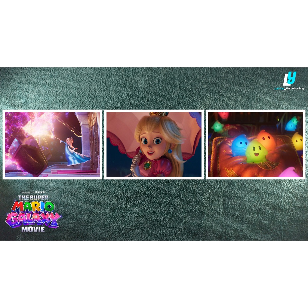 ภาพยนตร์ Mario Galaxy ใน Lumalee Peach Rosalina moment PhotoCard Set 2 Lumalee Peach Rosalina