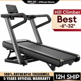 MY-HI  Treadmill Large Heavy Duty Running Machine Home Gym Fitness Mesin Lari APP Bluetooth 1-20KM/H