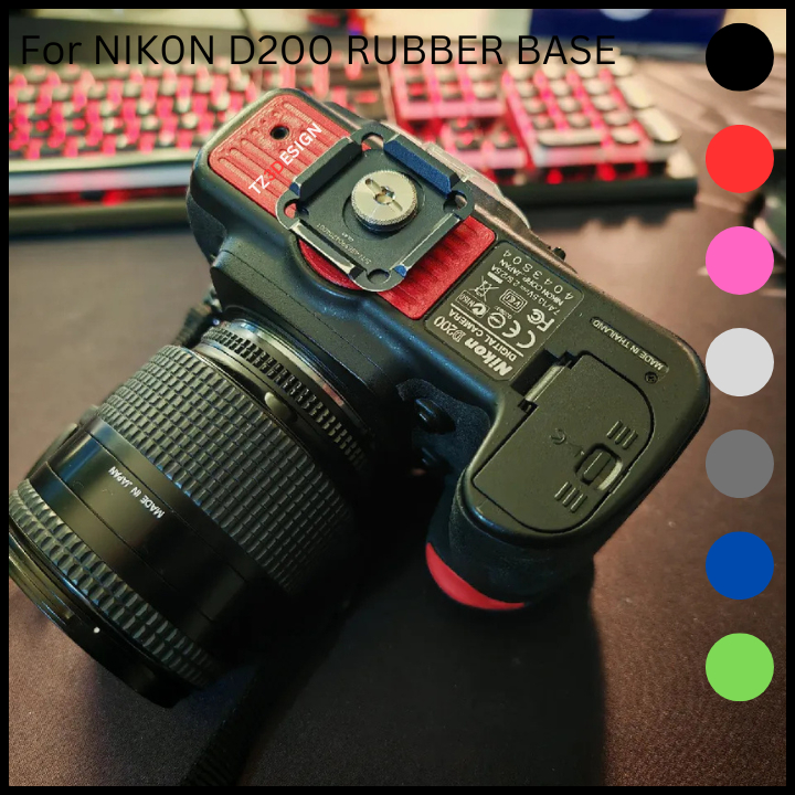 TZ3DESIGN NIKON D200 RUBBER BASE [คุณภาพสูง] A0204