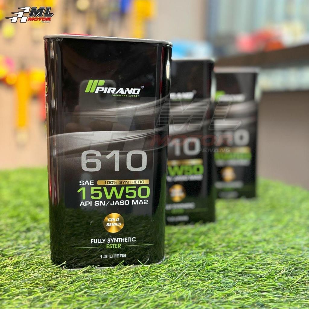 RS150 RSX150 1.2L PIRANO P610 15W50 P600 10W40 น้ํามันเครื่องรถจักรยานยนต์ Ester สังเคราะห์เต็มรูปแบ