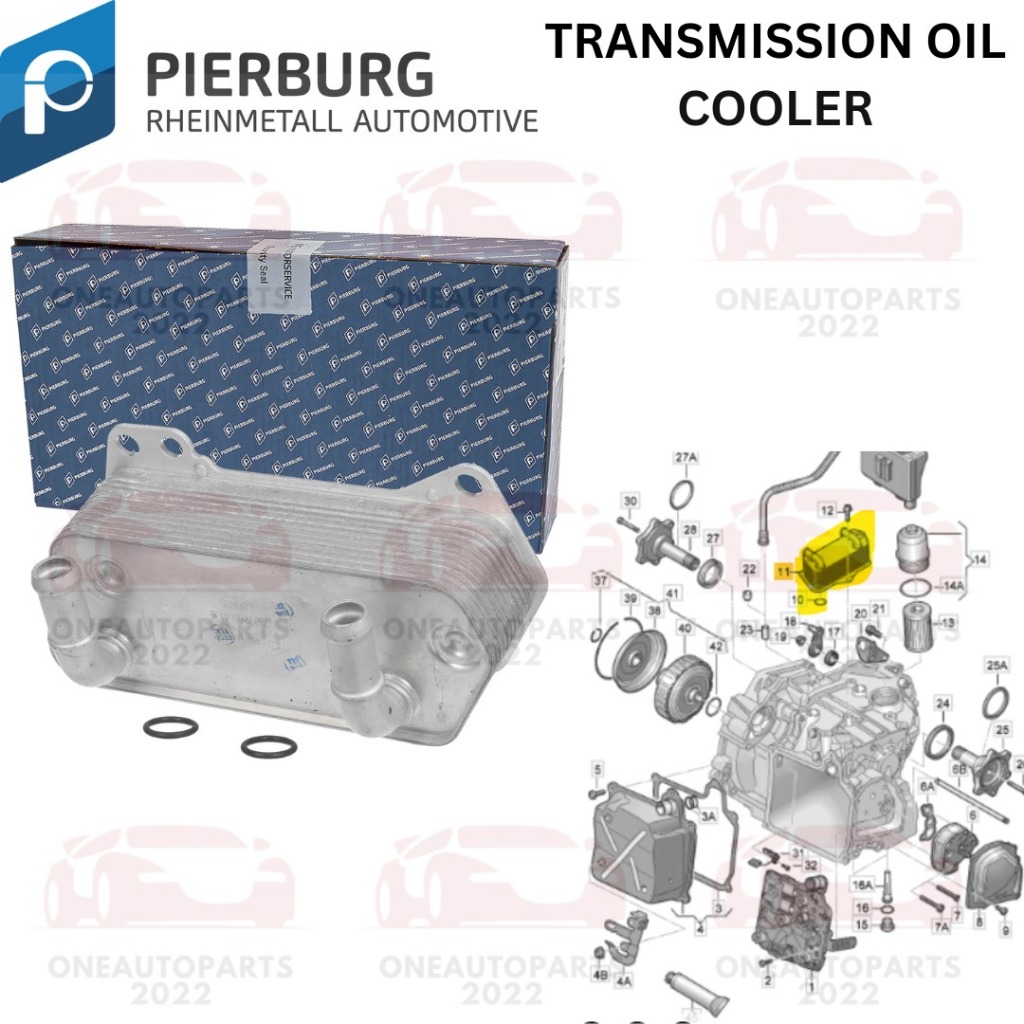 PIERBURG GERMANY TRANSMISSION OIL COOLER AUDI TT 8J3 2.0 VW GOLF mk5 mk6 2.0 GTi SCIROCCO 2.0 SHARAN