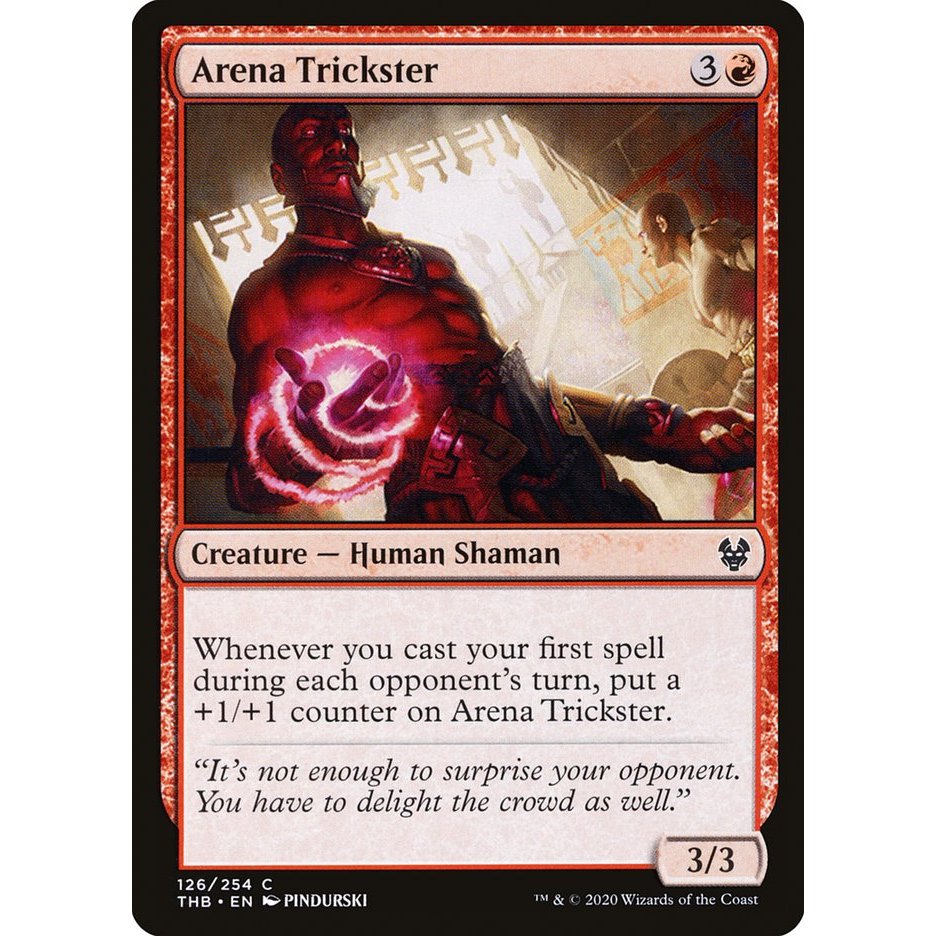 MTG: (THB) C 126 - Arena Trickster การ์ดเดี่ยว Theros: Beyond Death