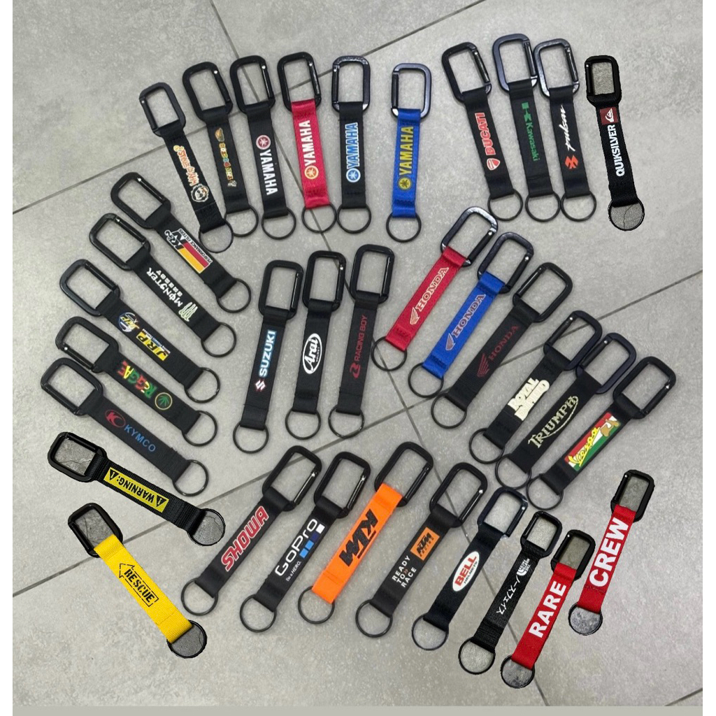พวงกุญแจมอเตอร์พวงกุญแจ Kawasaki honda Ducati Vespa Monter KTM Suzuki Showa Bell Arai ohlins ลูกเรือ