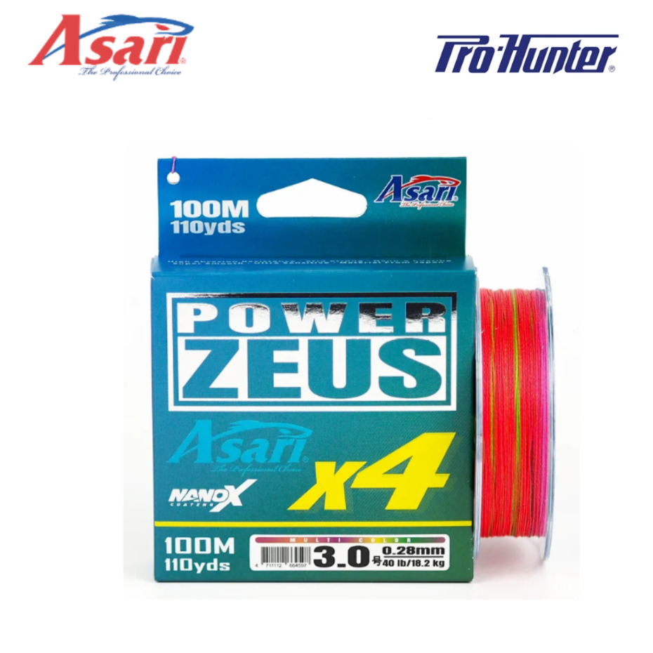 สายถัก Asari Power Zeus X4 100M