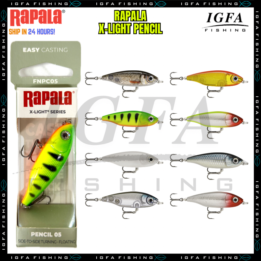 [IGFA] RAPALA X-Light Pencil FNPC05 Gewang Rapala Pencil Gewang Fishing Rapala Lure ดินสอ Gewang