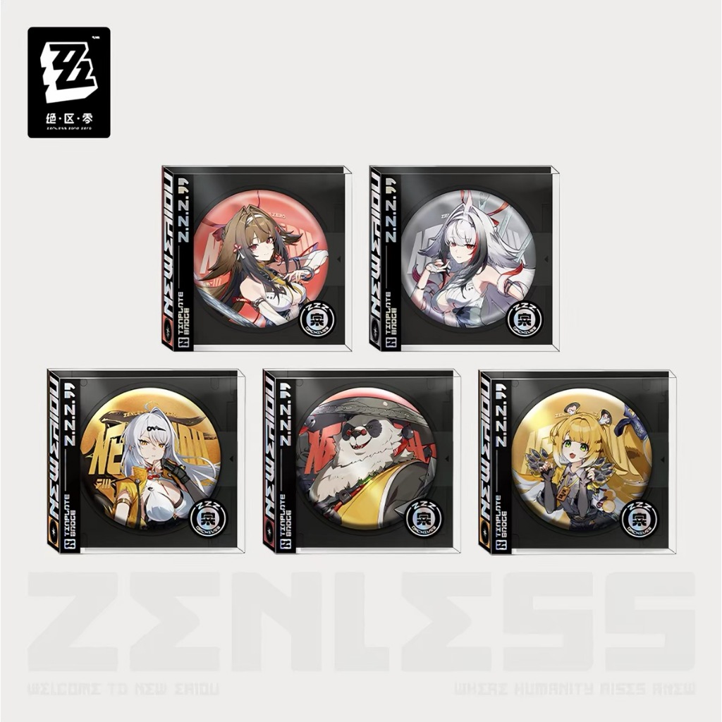 [ออกเขต Zero/Zenless Zone Zero] Tachie Series Tinplate Badge miHoYo miHoYo