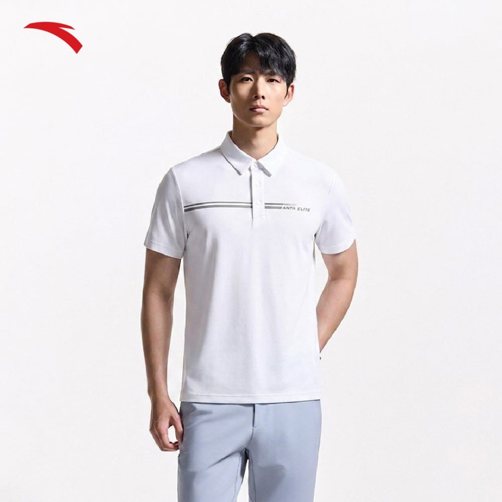 ANTA เสื้อโปโลแขนสั้นผู้ชาย 1525D7101 (Baju Polo Lelaki)