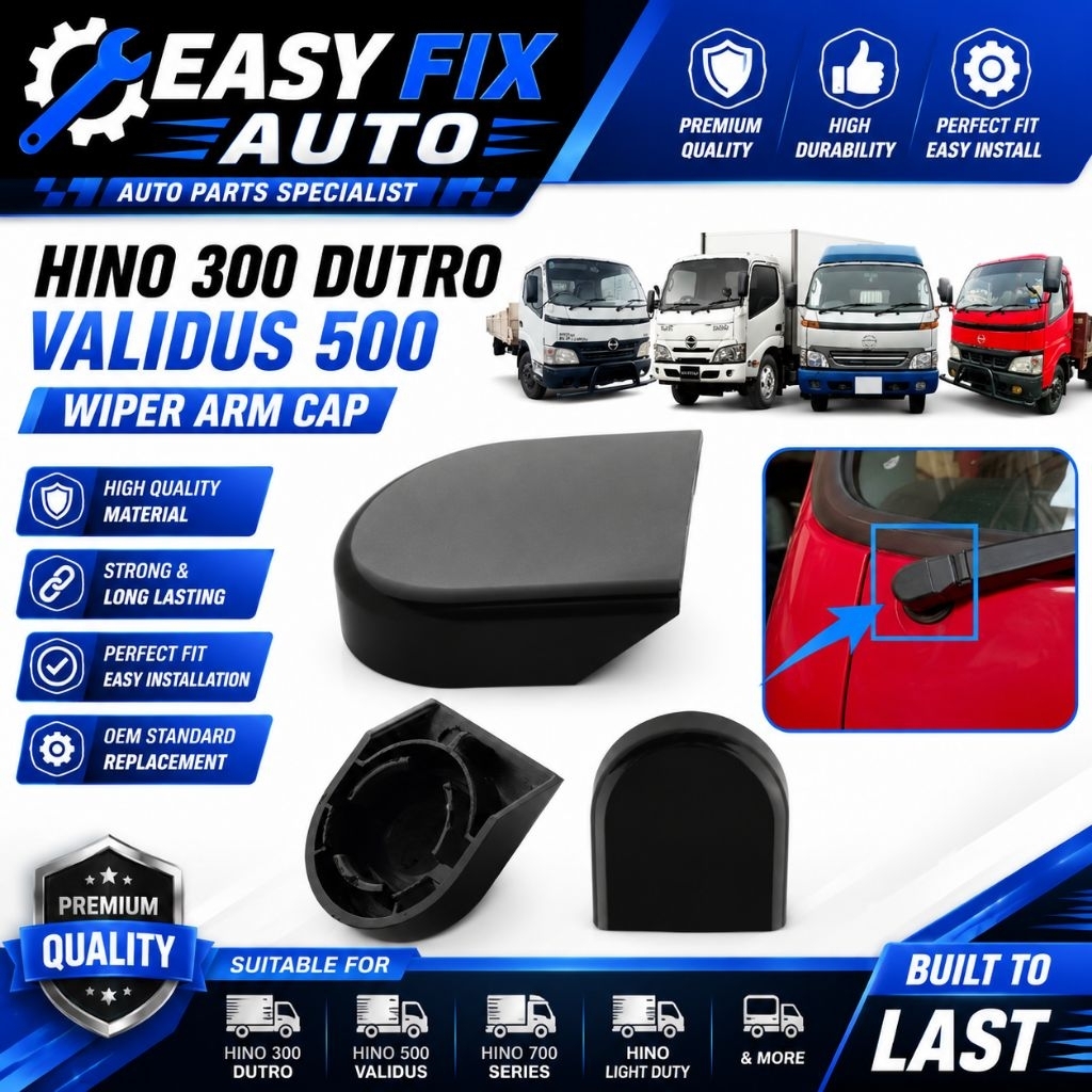 หมวกแขนปัดน้ําฝน hino 300 dutro wu720 wu410 wu300