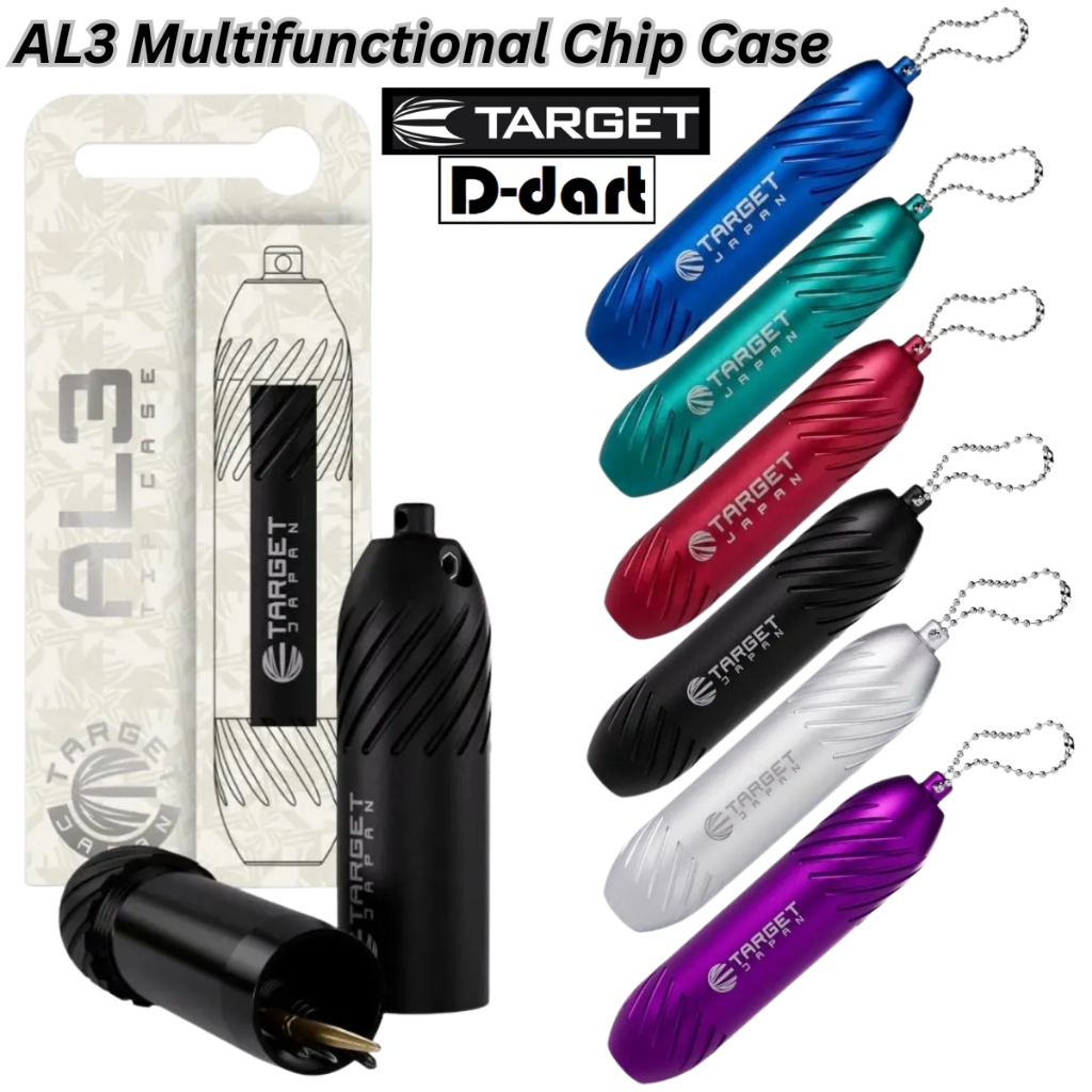 TARGET DART CASE - AL3 Multifunctional Chip DARTS CASE - TARGET Darts Accessories (BEKS ARROW DART)