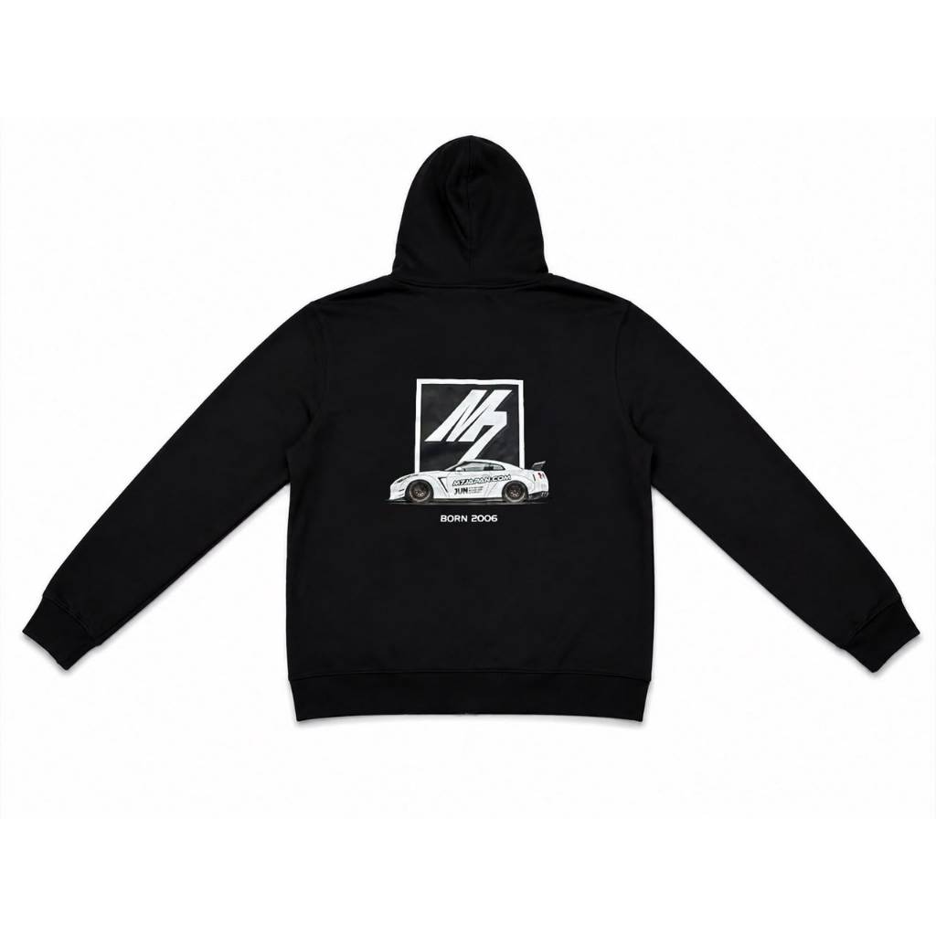 ของแท้ % M7 JAPAN GTR PULL OVER HODDIES สีดํา