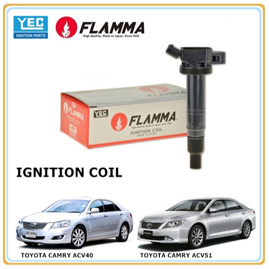 FLAMMA YEC Toyota Camry 2.0/2.4 ACV40 ACV41 Camry 2.0 ACV51 ปลั๊กจุดระเบิดคอยล์