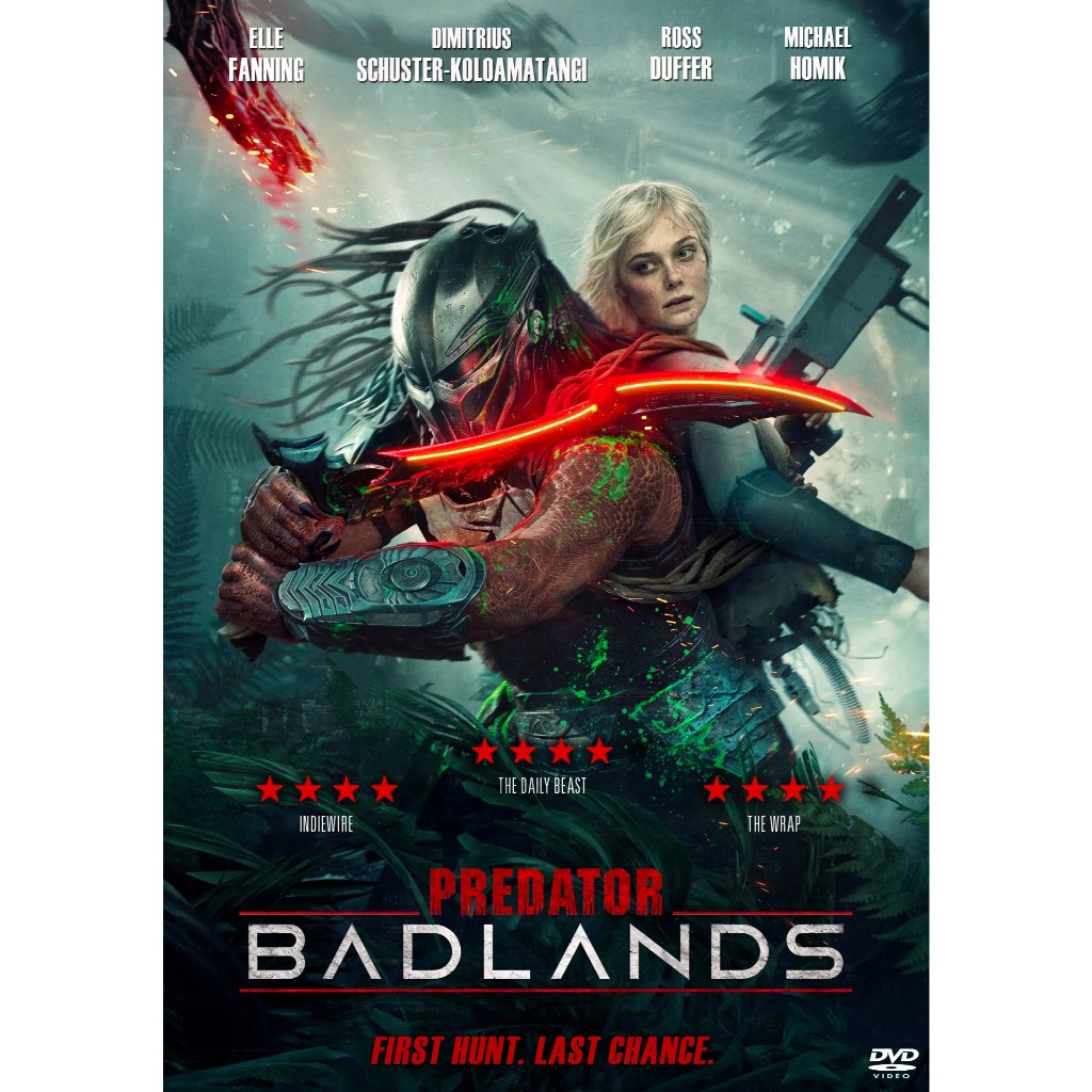 Predator: Badlands DVD & Pendrive ภาพยนตร์ภาษาอังกฤษ 2025 HD