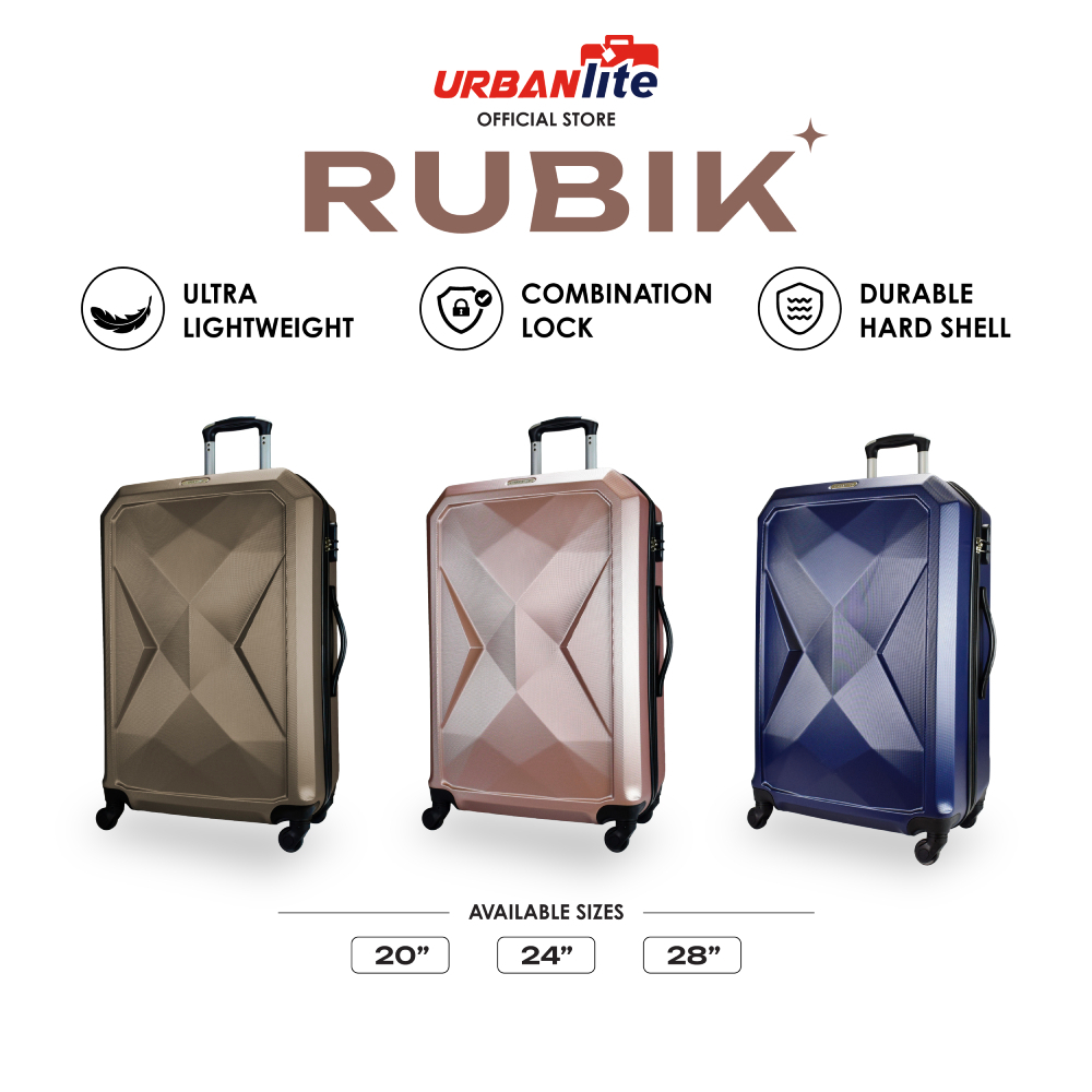 URBANlite Rubik ABS Hard Case Spinner ล้อที่วางแก้ว กระเป๋าเดินทาง ULH9919