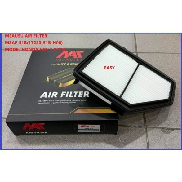 MEAUSU AIR FILTER MSAF-51B(17220-51B-H00) รุ่น:HONDA HRV 1.8 T7A