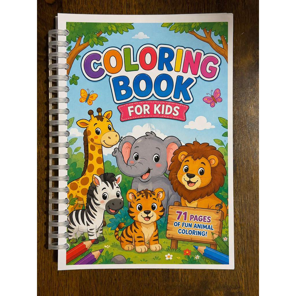 สมุดระบายสีขนาด A4 สําหรับเด็ก / สมุดระบายสีเด็ก 2026