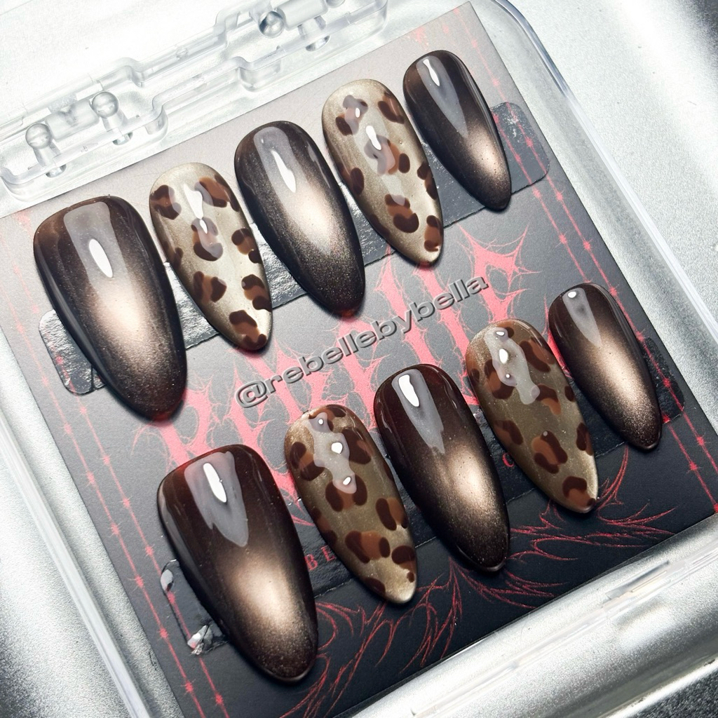 Rebellle Handmade Press-On Nails (Soft Poison Collection)