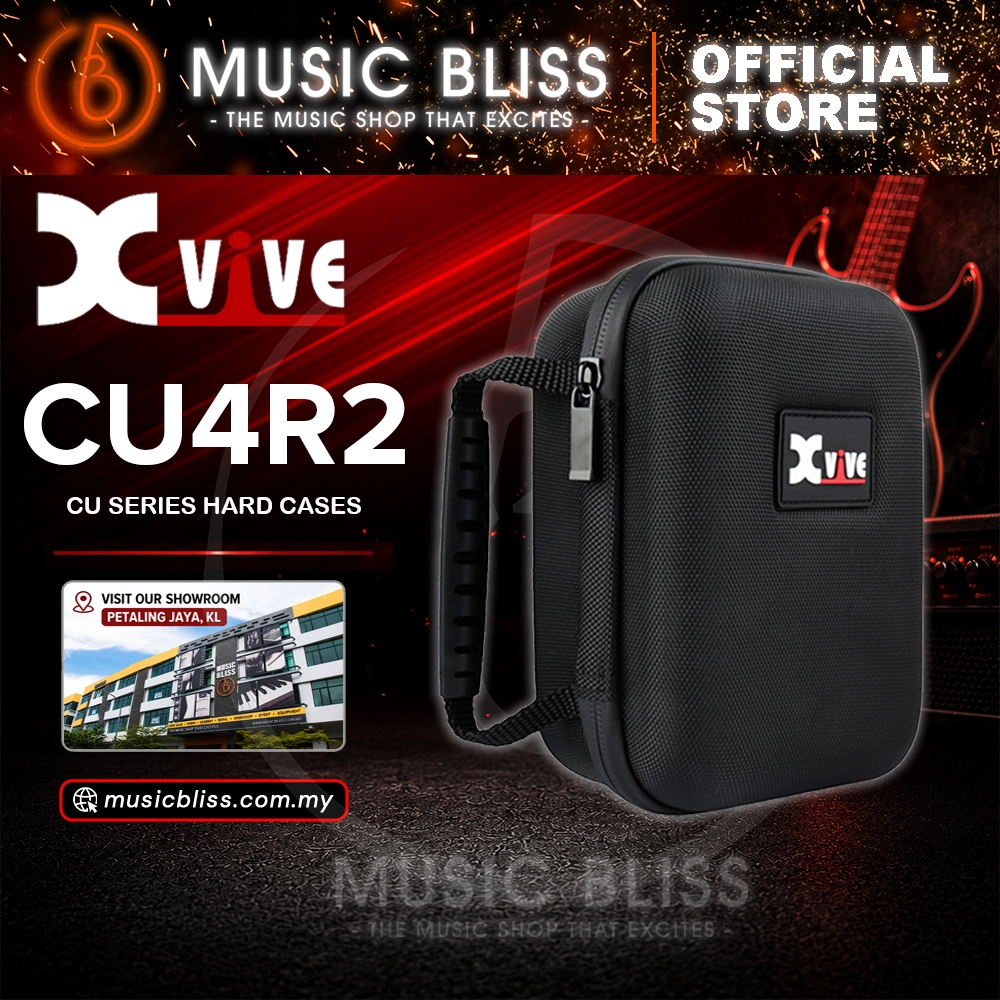 Xvive CU4R2 Travel Hard Case สําหรับ U4R2 ระบบตรวจสอบอินเอียร์ไร้สาย