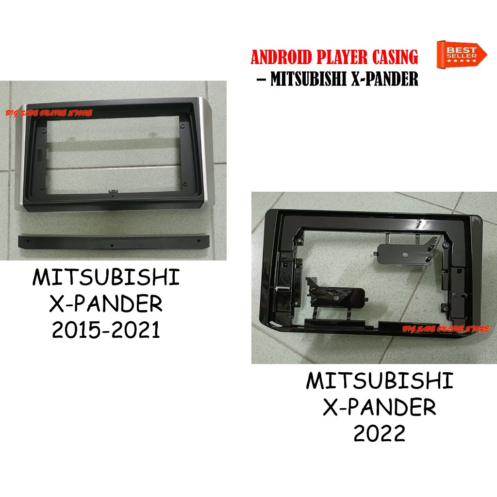 MITSUBISHI X-PANDER 2015 - 2022 9 INCH , XPANDER 2022 10 INCH ANDROID PLAYER CASING